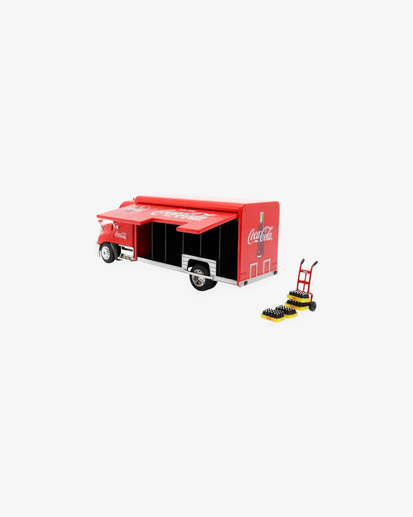 Машинка литая коллекционная Die-сast модель по лицензии Coca-Cola Beverage Delivery Truck With 2 Sli — 3