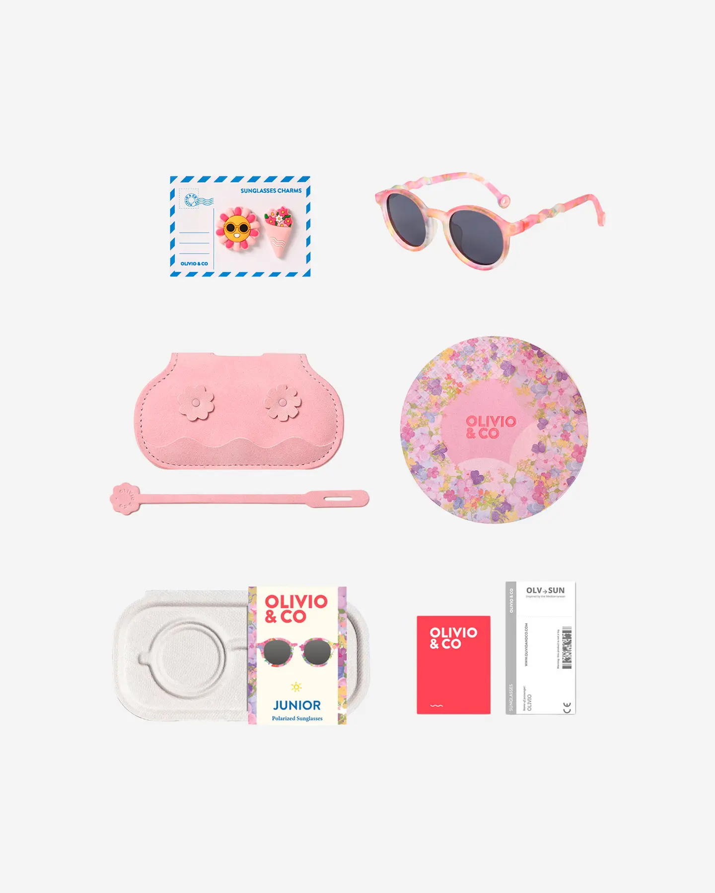 Очки JUNIOR Oval Sunglasses-Flower Stall-Floral Reverie — 4
