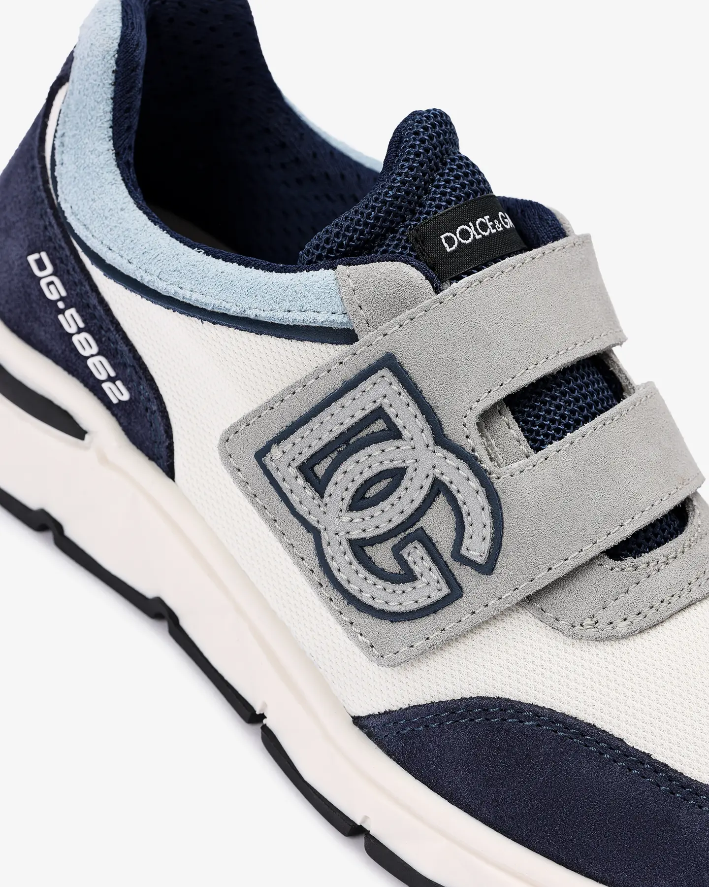 Кроссовки DG Running из сетчатого текстиля и спилка — 4
