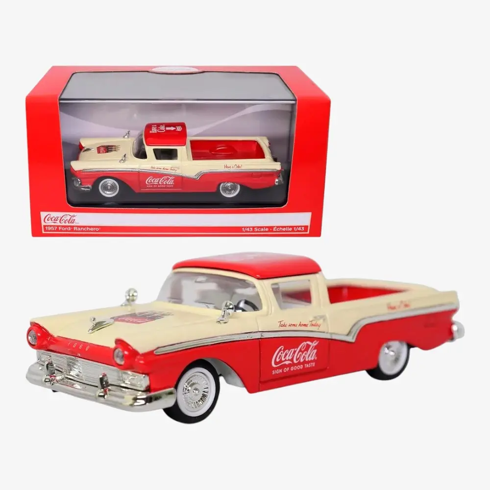 Машинка литая коллекционная модель по лицензии Coca-Cola 1957 Ford Ranchero — 4