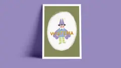 Открытка с золотом OPPхWisteria — 1