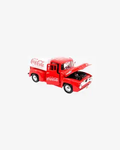 Машинка литая коллекционная Die-сast модель по лицензии Coca-Cola 1955 Ford F-100 Pickup, масштаб 1: — 3