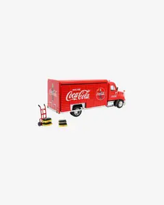 Машинка литая коллекционная Die-сast модель по лицензии Coca-Cola Beverage Delivery Truck With 2 Sli — 2