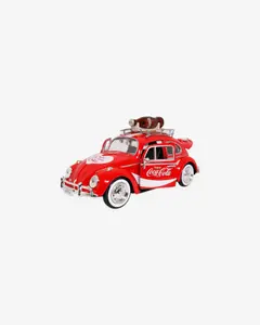 Машинка литая коллекционная Die-сast модель по лицензии Coca-Cola 1966 Volkswagen Beetle (Top Rack), — 2