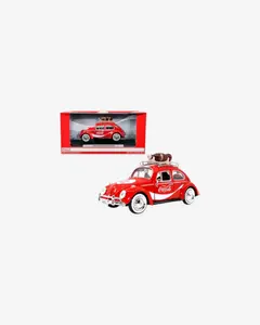 Машинка литая коллекционная Die-сast модель по лицензии Coca-Cola 1966 Volkswagen Beetle (Top Rack), — 4