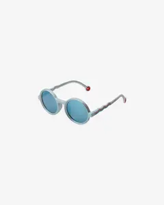 Очки JUNIOR Round Sunglasses-Olympia-Medallion Platinum — 2