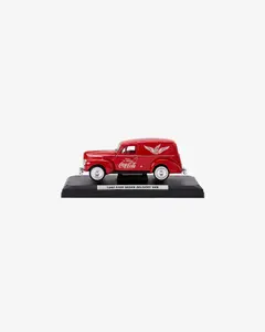 Машинка литая коллекционная Die-сast модель по лицензии Coca-Cola 1940 Ford Sedan Cargo Van, масштаб — 1