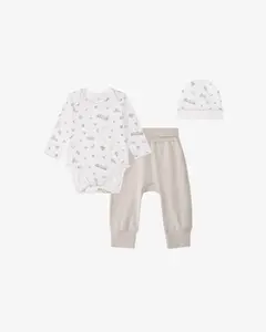 Набор (боди, брюки, шапка) — 1