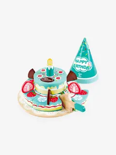 Игровой набор "Игрушечная еда" Торт на День Рождения, 15 предметов наборе, свет, звук — 2