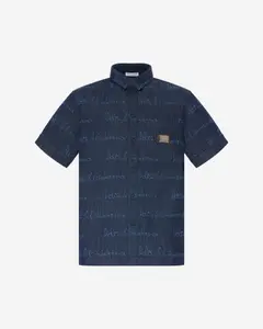 Джинсовая рубашка с логотипом Dolce&Gabbana — 1