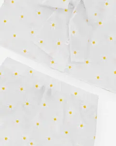 Хлопковый комплект (блузка, шорты) — 3