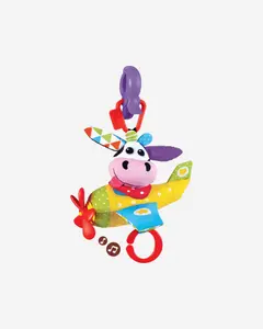 Игрушка мягкая музыкальная "Коровка в самолете" — 1