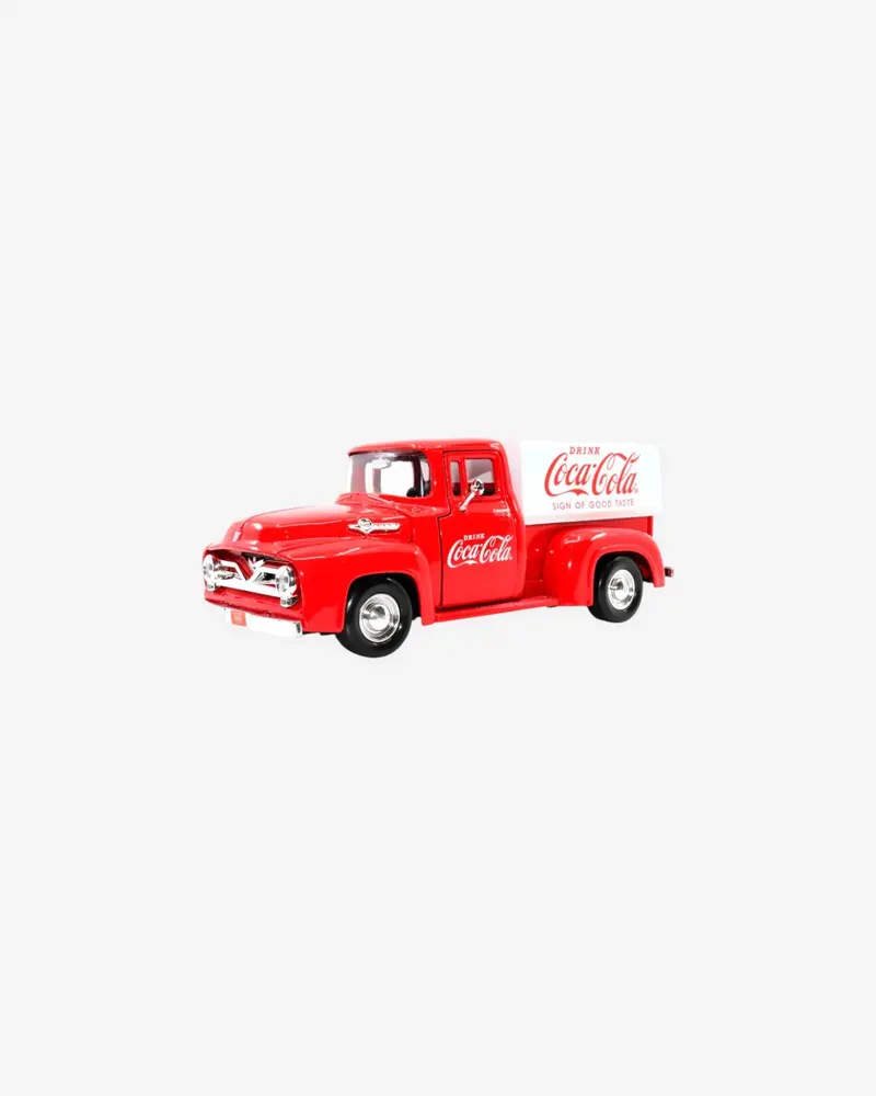 MOTOR CITY CLASSICS — Машинка литая коллекционная Die-сast модель по лицензии Coca-Cola 1955 Ford F-100 Pickup, масштаб 1: