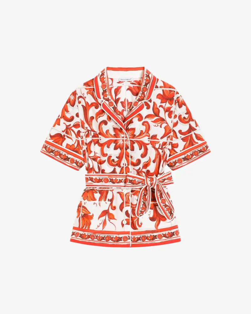 DOLCE & GABBANA — Блуза с поясом