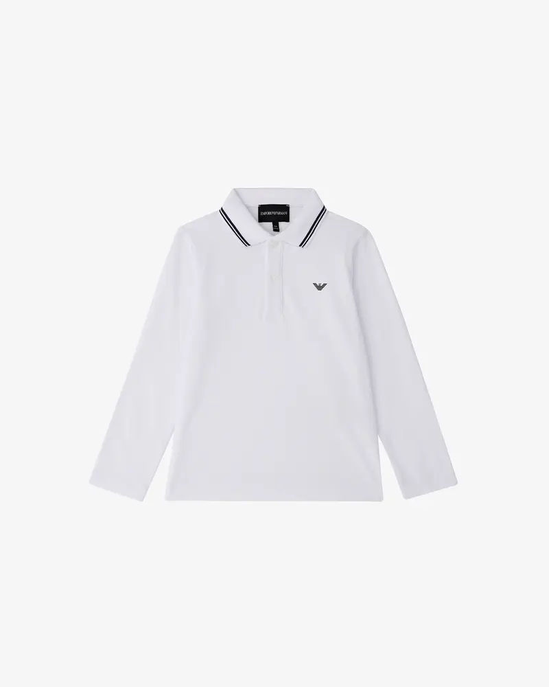 EMPORIO ARMANI — Поло с длинным рукавом
