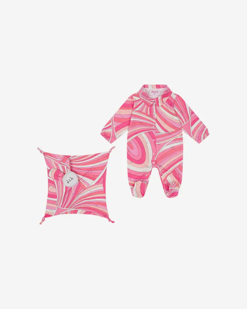 EMILIO PUCCI — Набор  (комбинезон и игрушка-комфортер)