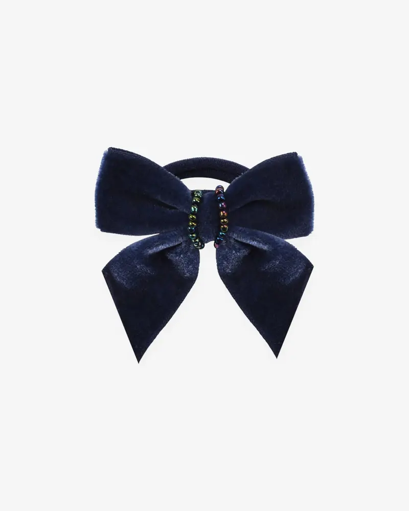 JUNEFEE — Резинка Velours Bow bis