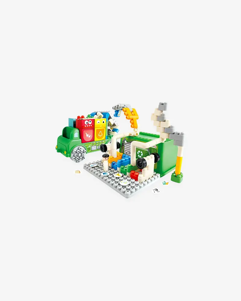 HAPE — Конструктор "Креатив", Грузовик для сортировки мусора, 101 элемент