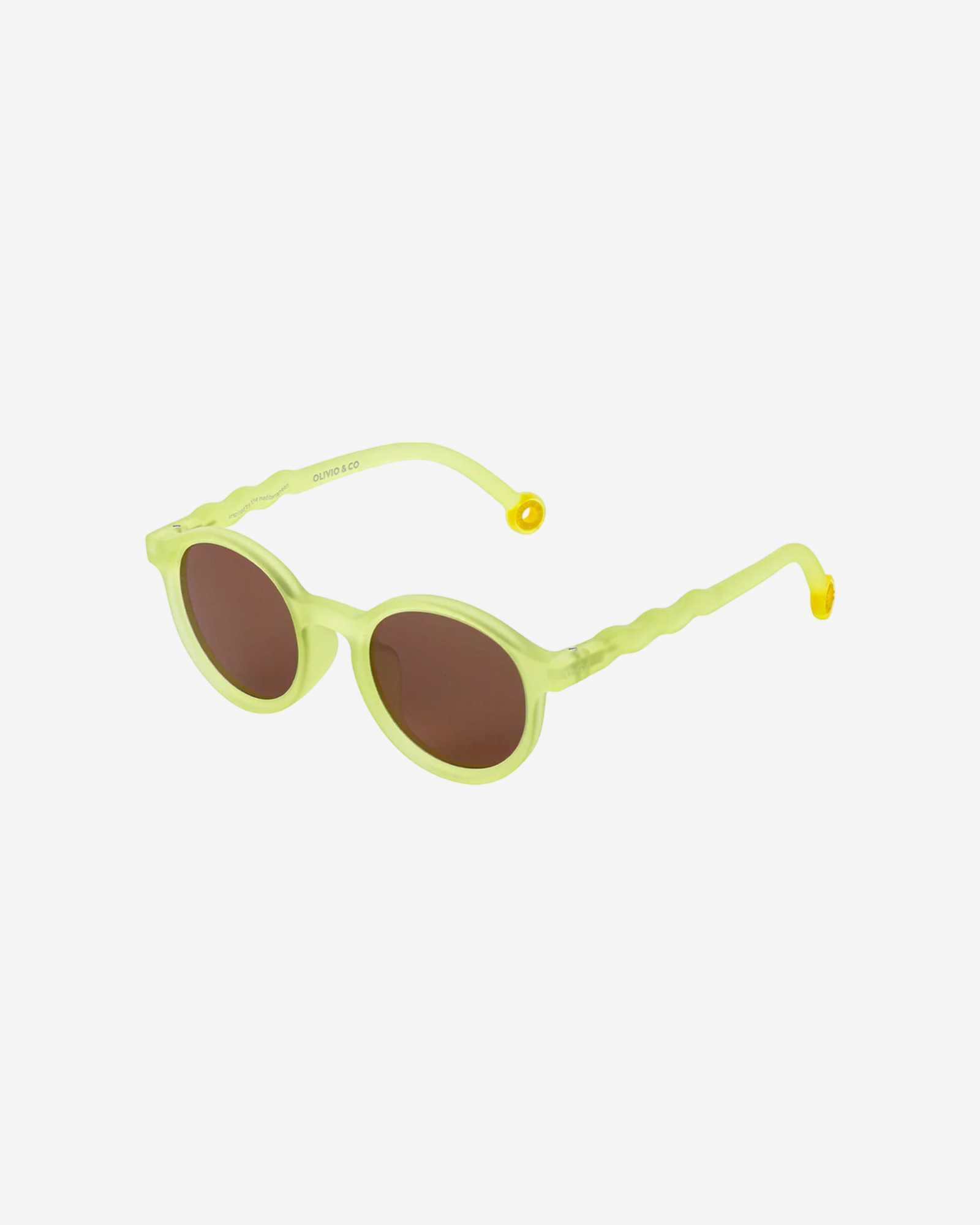 Очки KIDS Oval Sunglasses-Citrus Garden-Lime Green — 3
