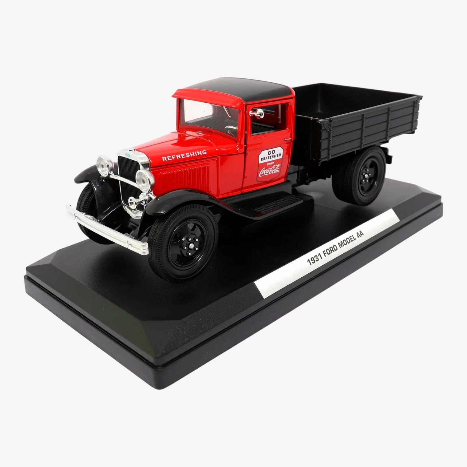 Машинка литая коллекционная Die-сast модель по лицензии Coca-Cola 1931 Ford Model AA (Red Version), — 3