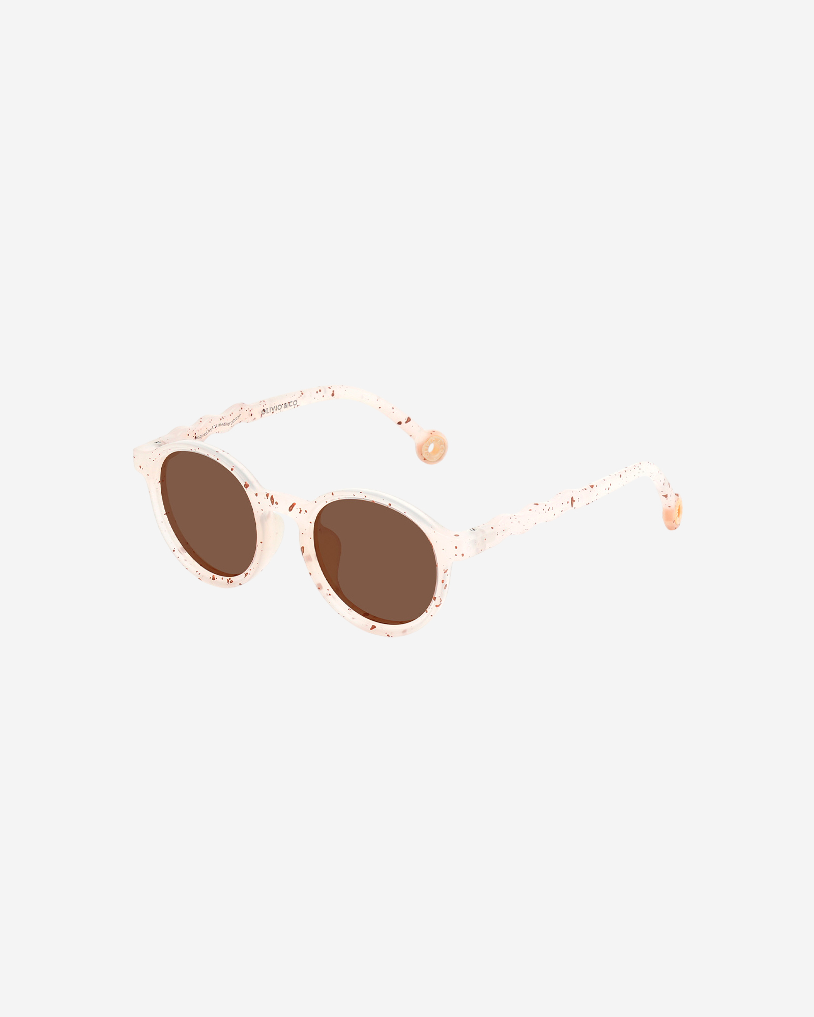 Очки JUNIOR Oval Sunglasses-Gelato Summer-Vanilla Brownie — 3