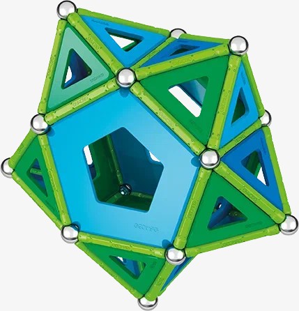 GEOMAG — Конструктор магнитный Geomag "Классик", пластины, 114 эл.
